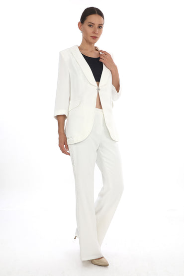 Kadın Klasik Takım Elbise (Ceket + Pantolon)