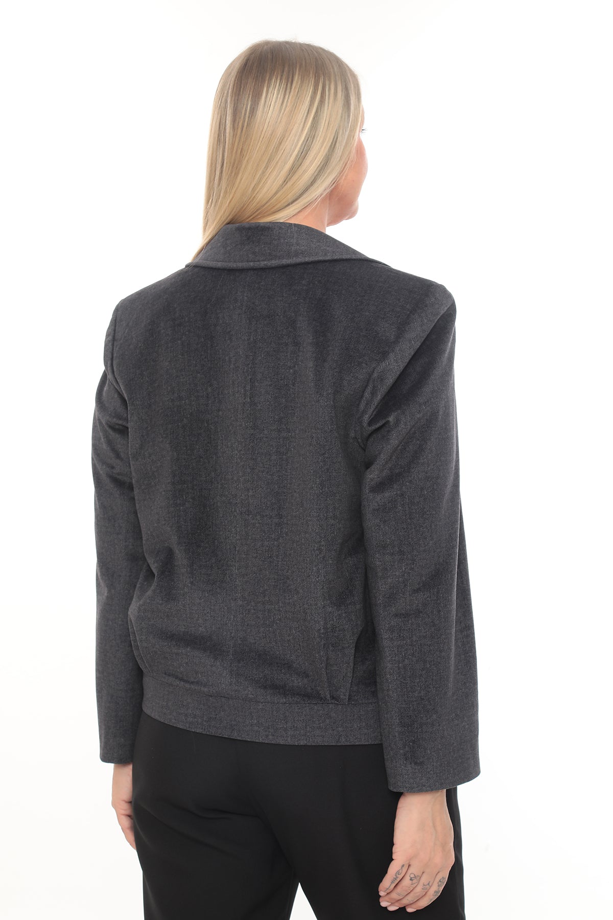 Kadın Klasik Ceket – Lacivert, Kahve, Gri (40-46 Beden)