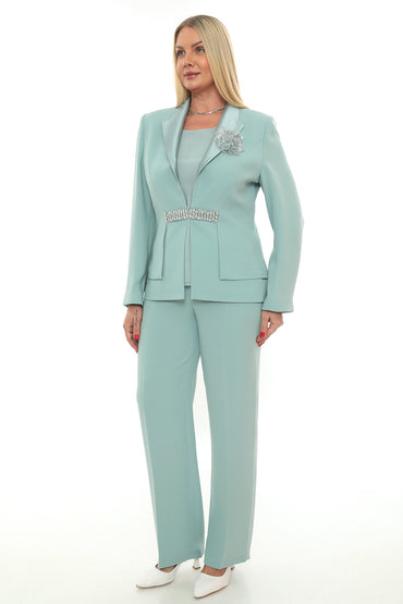 Ceketli İkili Takım Elbise