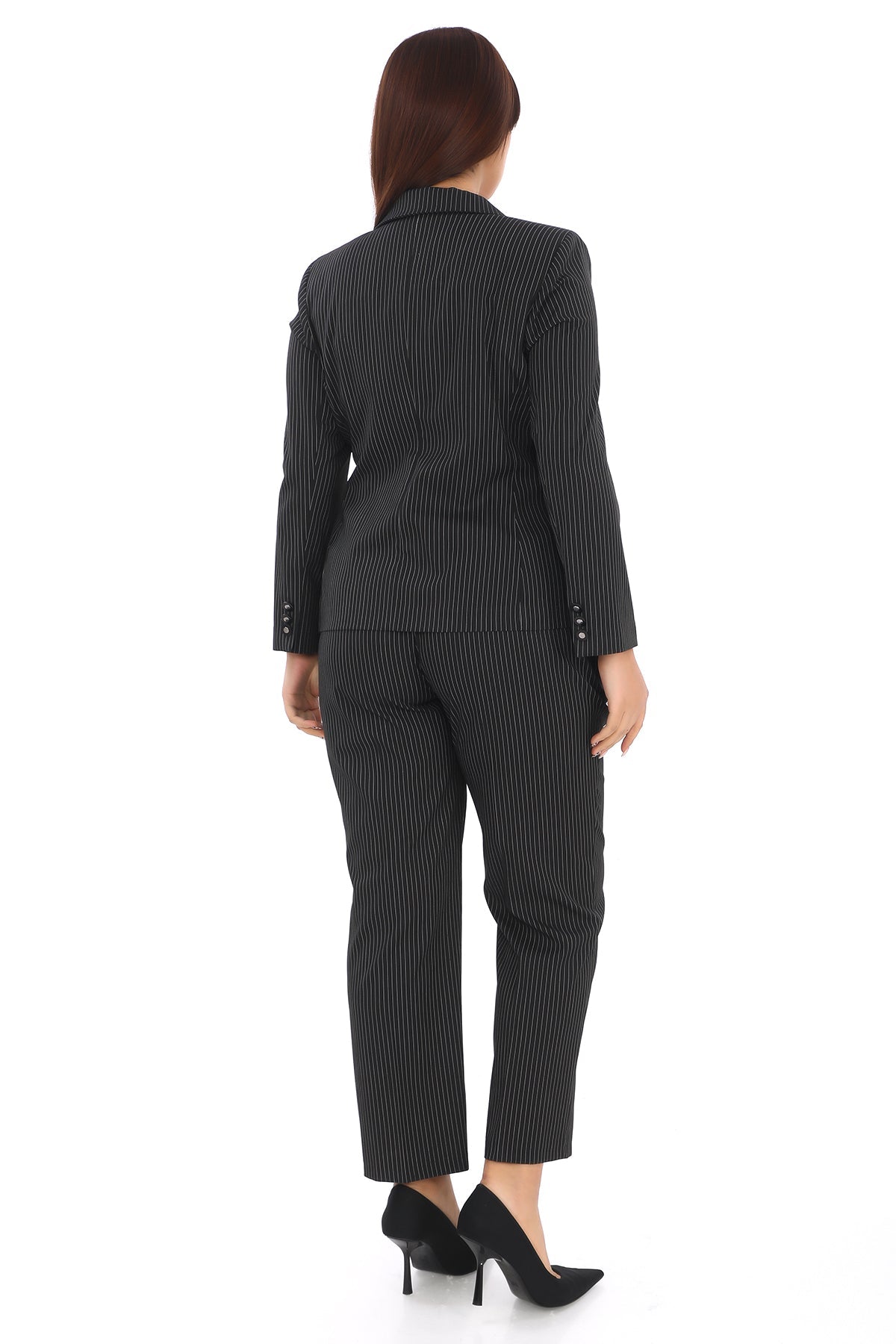 Klasik Blazer Ceket ve Pantolon – Uzun Kol