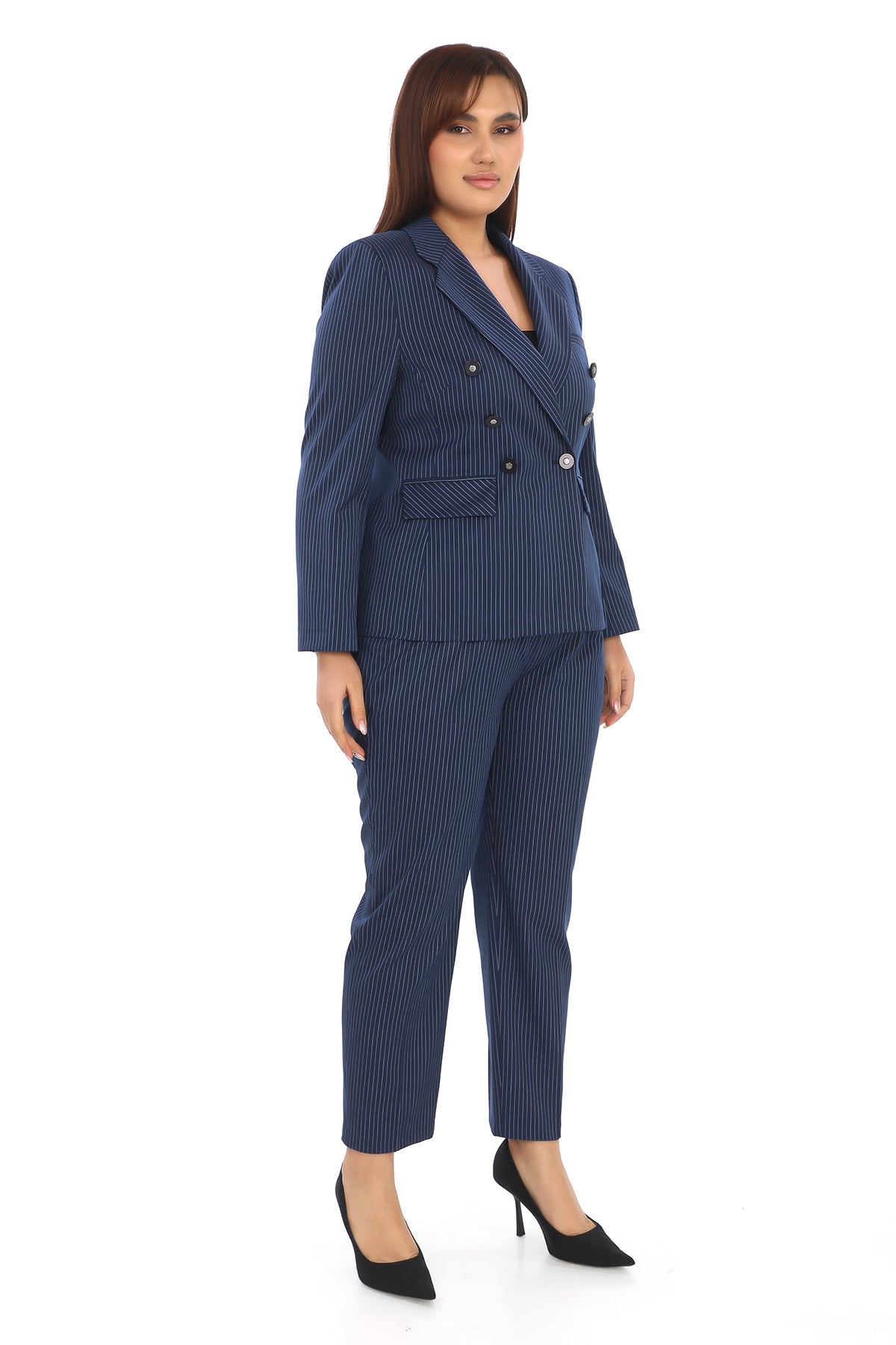 Klasik Blazer Ceket ve Pantolon – Uzun Kol