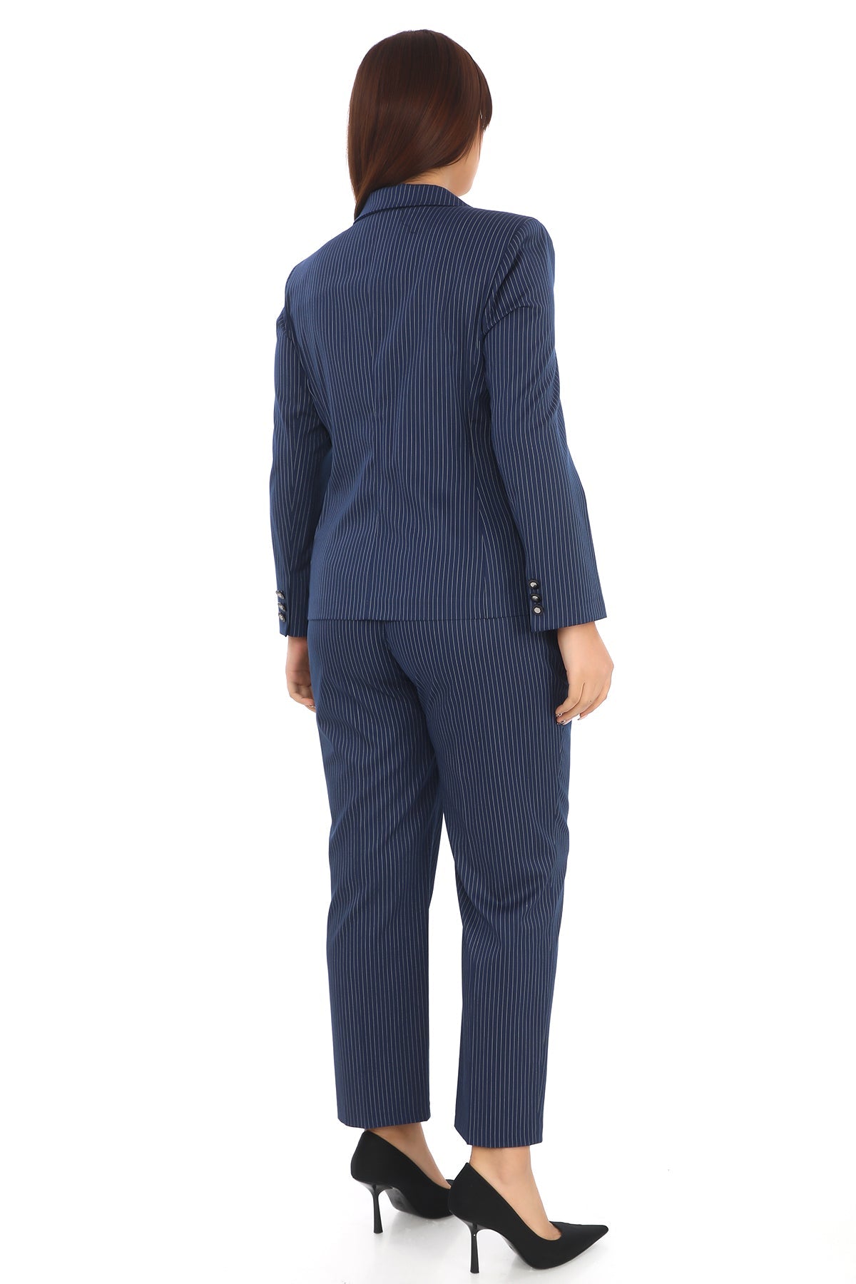 Klasik Blazer Ceket ve Pantolon – Uzun Kol