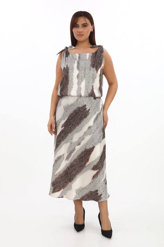 Shoulder Strap Long Women's Dress