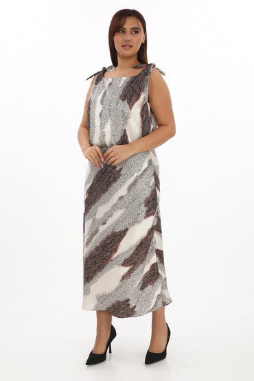 Shoulder Strap Long Women's Dress