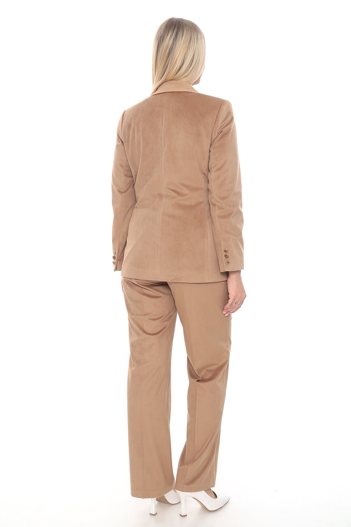 Kadın Ceket Pantolon Kadife  - 42-48 Beden