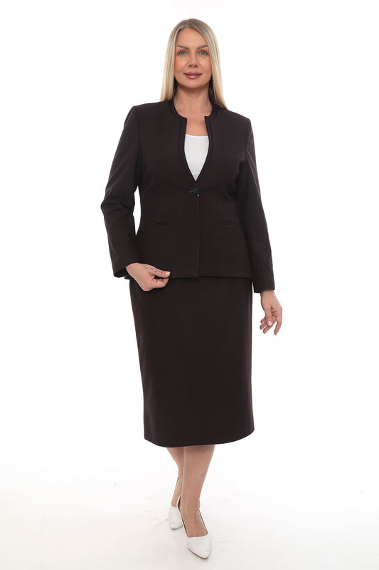 Lacivert Siyah Bordo Etek Ceket 42-48