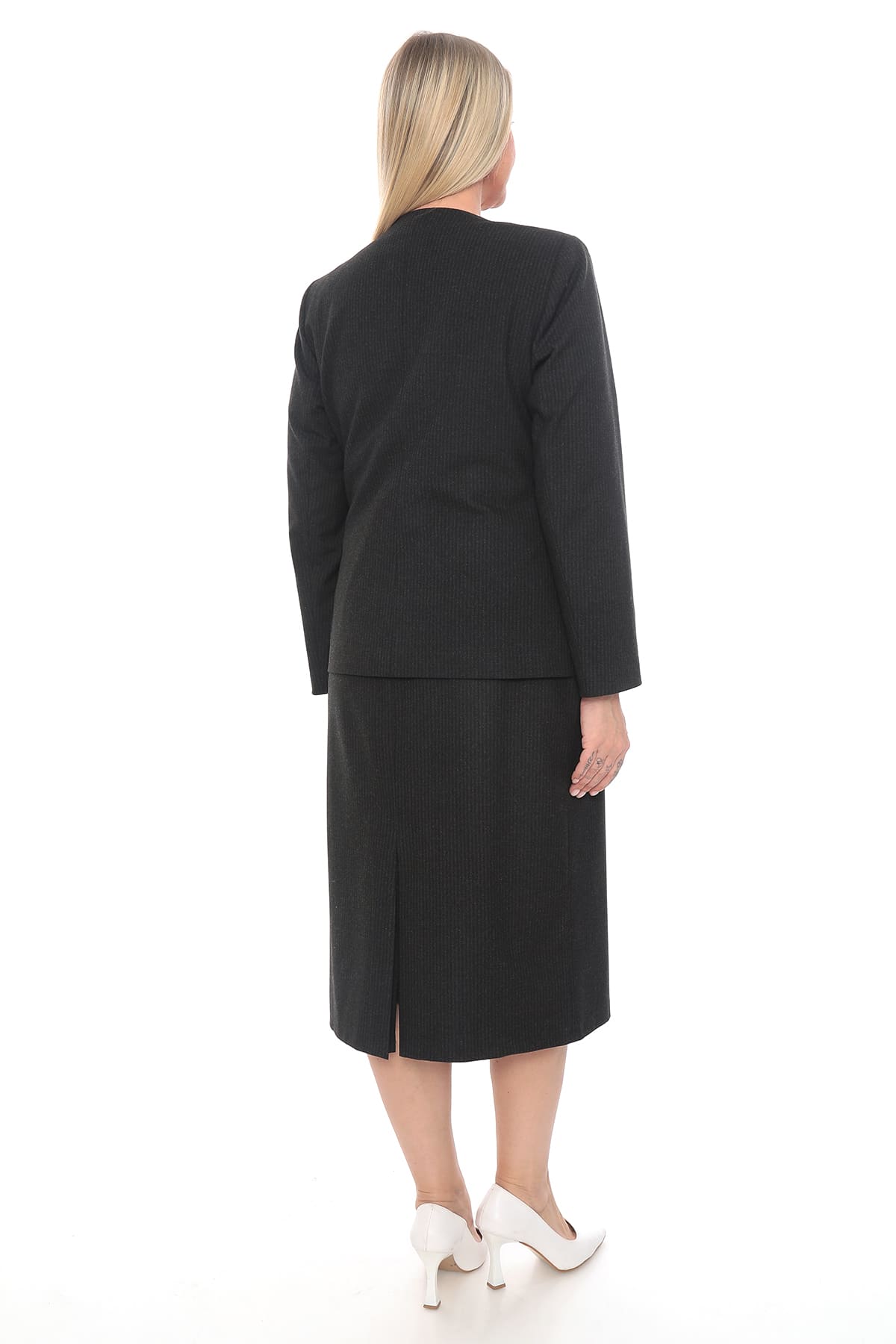 Lacivert Siyah Bordo Etek Ceket 42-48