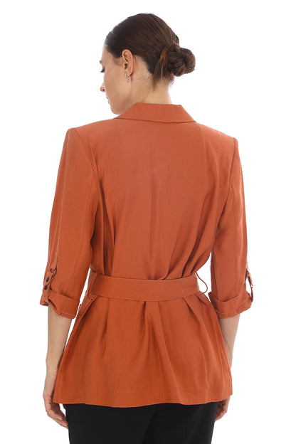 Kemerli Blazer Ceket