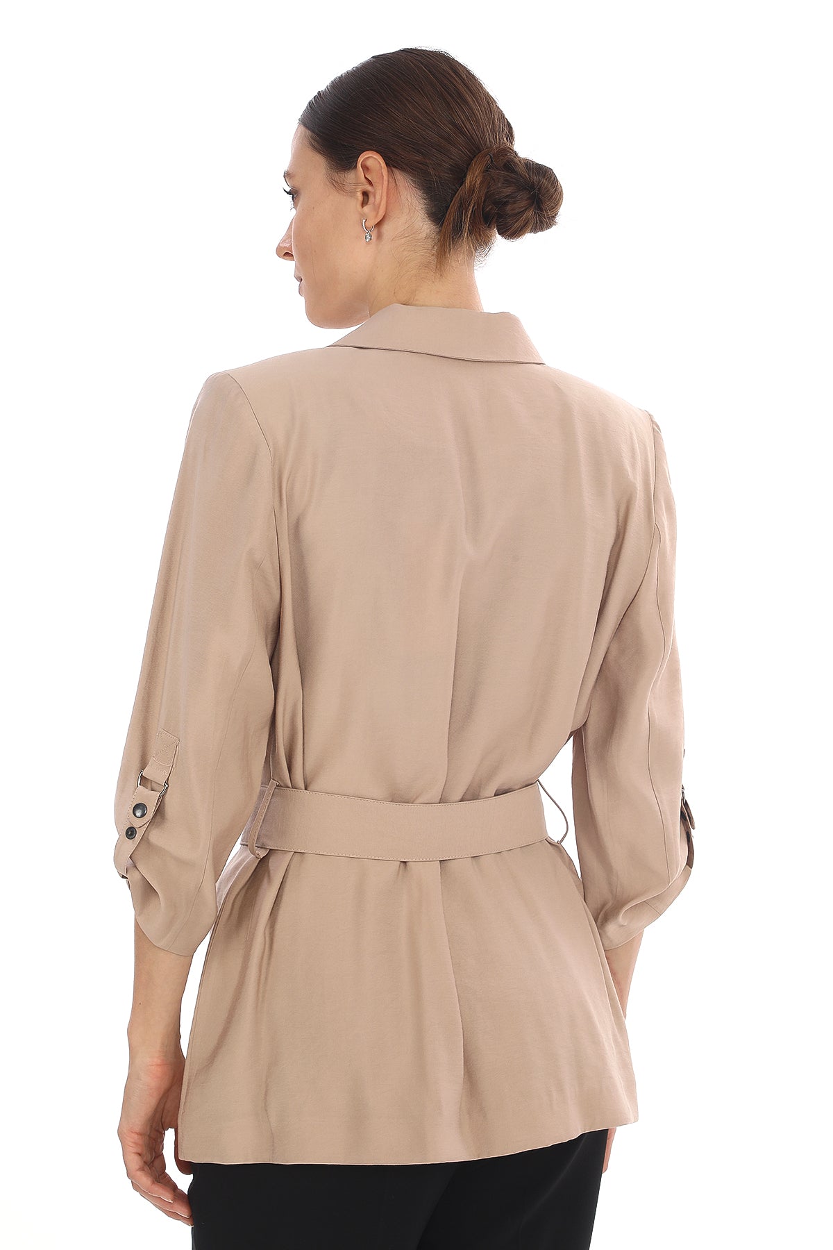 Kemerli Blazer Ceket