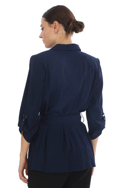 Kemerli Blazer Ceket