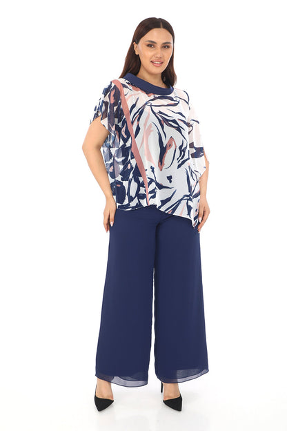 Şifon Tunik ve Pantolon