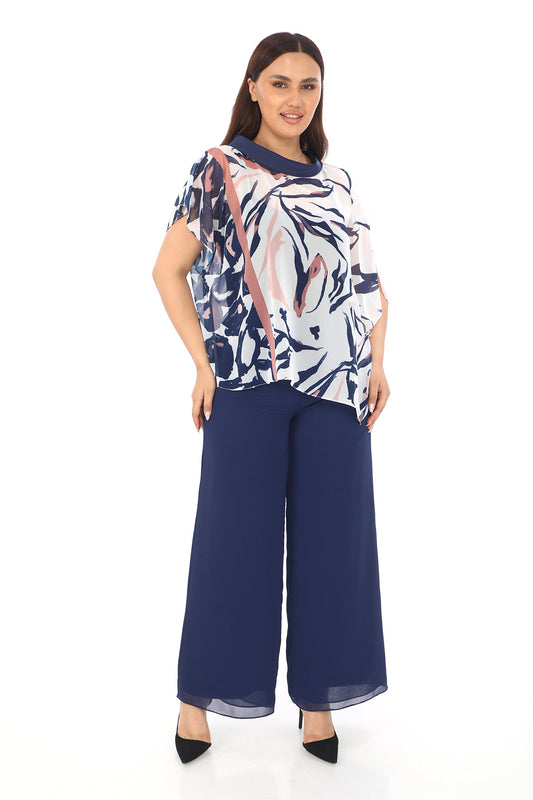 Şifon Tunik ve Pantolon