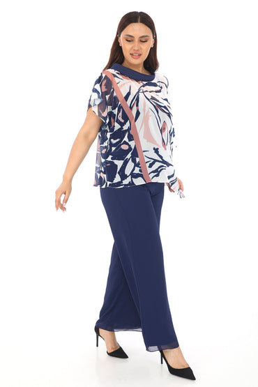 Şifon Tunik ve Pantolon