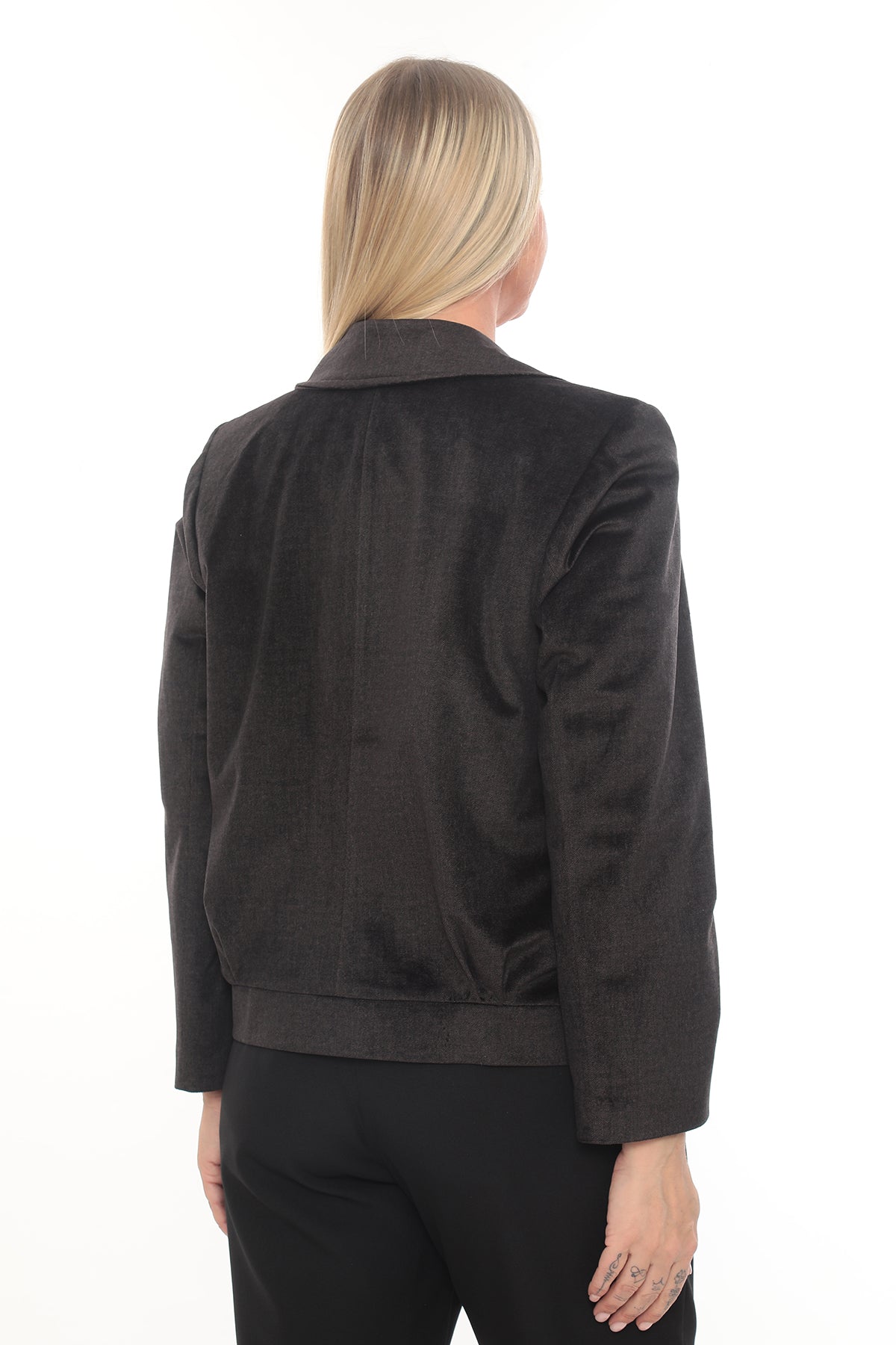 Kadın Klasik Ceket – Lacivert, Kahve, Gri (40-46 Beden)