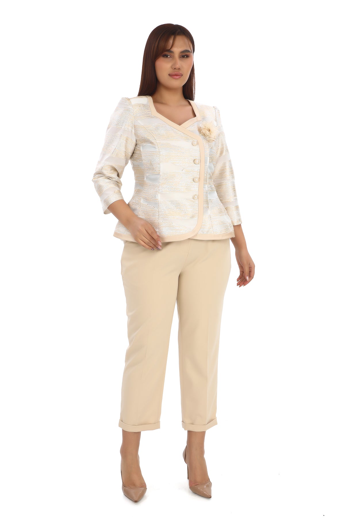 Kadın Şık Pantolon Ceket Takım