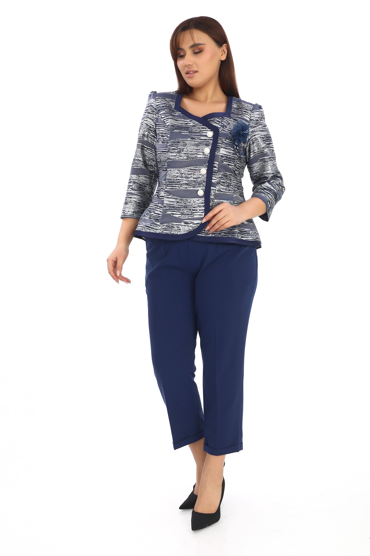 Kadın Şık Pantolon Ceket Takım